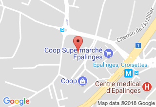 Plan de localisation de Geomatic Ingénierie SA
