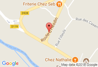 Plan de localisation de JP Dumont