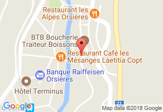 Plan de localisation de Gabioud Robert
