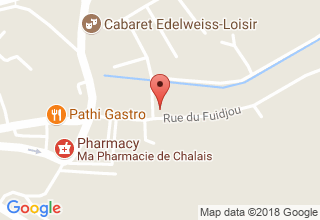 Plan de localisation de A Fleur de Peau