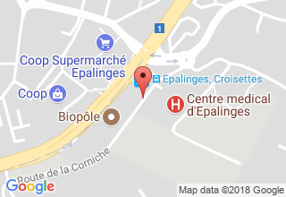 Plan de localisation de MicroVu Swiss Sàrl