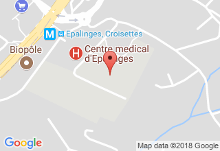 Plan de localisation de Université de Lausanne