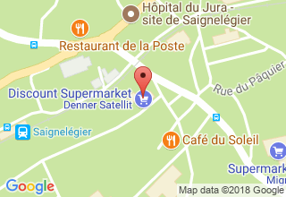 Plan de localisation de Denner Satellite