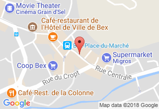 Plan de localisation de Lunetterie de Bex