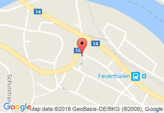 Plan de localisation de Betreibungsamt und Gemeindeammannamt Feuerthalen
