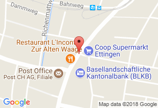 Plan de localisation de Bibliotheksverein Ettingen
