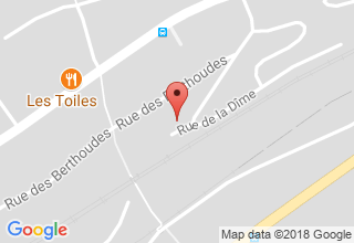 Plan de localisation de Chris Peinture Sàrl