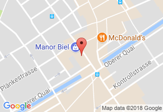 Plan de localisation de DENTAL CENTER BIEL
