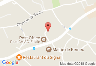 Plan de localisation de De Preux Frédérique