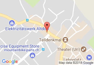Plan de localisation de Ulrich Walter