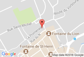 Plan de localisation de Chappuis Thierry Sàrl