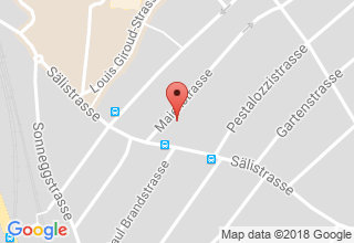 Plan de localisation de Grüniger Marguerite (-Petitpierre)