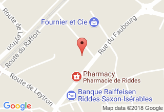 Plan de localisation de Quinodoz Freddy