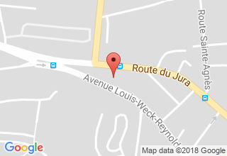 Plan de localisation de Uehlinger Claude