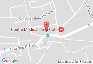Plan de localisation de Baussière Adrienne