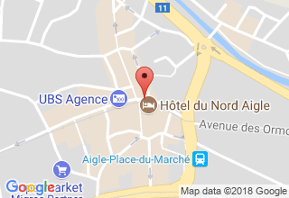 Plan de localisation de Moret Optique du Centre Lunetterie-Lentilles de contact
