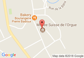 Plan de localisation de Suisse de l'Orgue à Roche VD