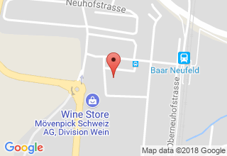 Plan de localisation de Rossi Aregger AG, Baar