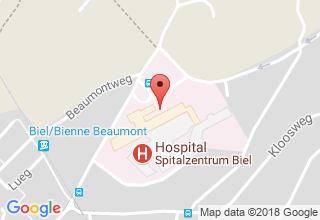 Plan de localisation de Spitalzentrum Biel
