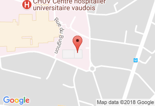 Plan de localisation de Psychiatrie de liaison de l'âge avancé (consultation aux patients du CHUV)