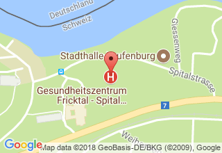 Plan de localisation de Gesundheitszentrum Fricktal