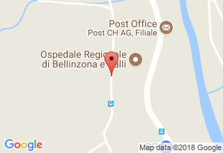 Plan de localisation de Regionale di Bellinzona e Valli, Sede Acquarossa - EOC