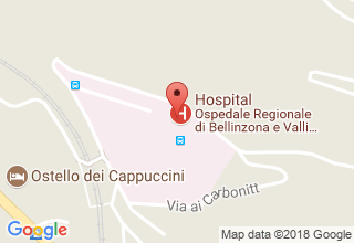Plan de localisation de Ospedale Regionale di Bellinzona e Valli Sede di Faido - EOC