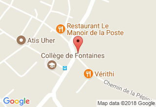 Plan de localisation de Beyner Françoise