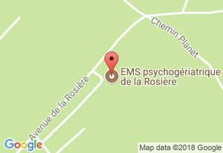 Plan de localisation de Secteur psychiatrie ouest