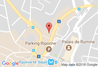 Plan de localisation de Universitaire de psychogériatrie PUP