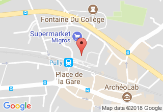Plan de localisation de Visilab Pully