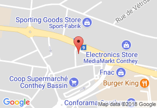 Plan de localisation de Berdoz Optic