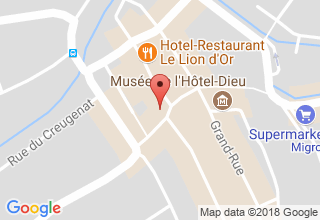 Plan de localisation de Amavita Pharmacie Porrentruy