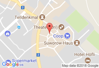 Plan de localisation de Erwins Reisestube AG