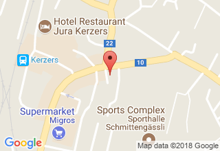 Plan de localisation de Reisebüro Kerzers GmbH