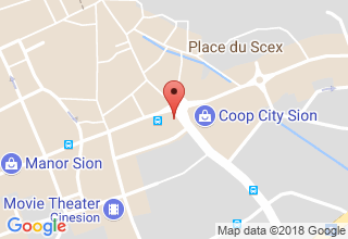 Plan de localisation de Pharmacie Amavita Midi
