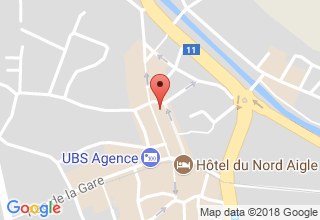 Plan de localisation de Aigle Voyages