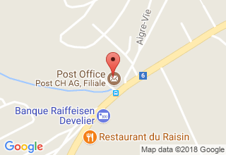 Plan de localisation de Stebler Voyages Sàrl