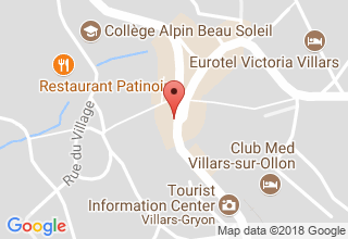 Plan de localisation de Villars Expérience