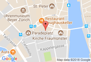 Plan de localisation de TopPharm Apotheke Paradeplatz AG
