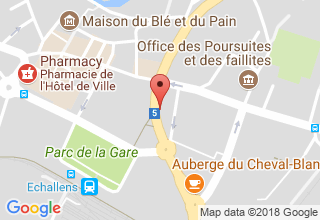 Plan de localisation de Autocars Marti-Thomas Voyages