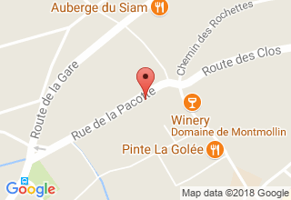 Plan de localisation de Jacopin Corinne