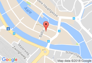 Plan de localisation de Zähringer-Apotheke Thun AG