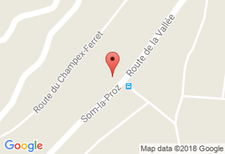 Plan de localisation de d'Orsières