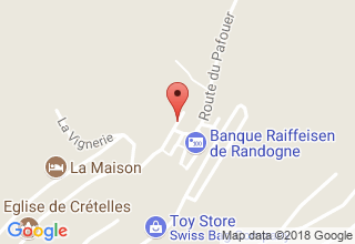 Plan de localisation de Atelier 3D Architecture Sàrl
