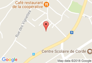 Plan de localisation de Gaillard Pierre-André