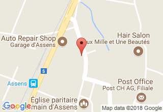 Plan de localisation de Atelier d'Architecture Favre J.-François & Pelet Daniel SA