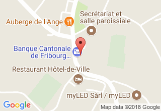Plan de localisation de Association professionnelle des mamans de jour de la Veveyse