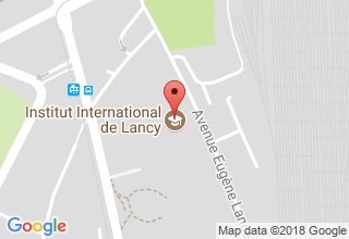 Plan de localisation de de l'Institut International de Lancy