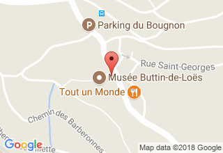 Plan de localisation de les Amis de la Maison Buttin-de-Loës